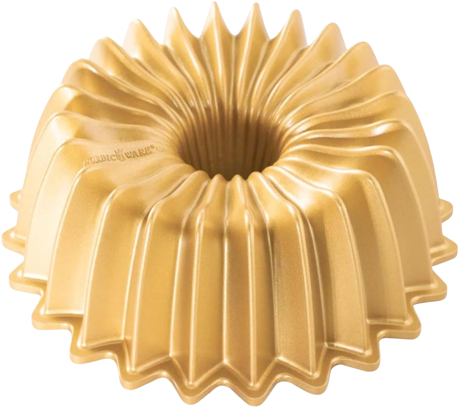 Nordic Ware Backform Brilliance Bundtpfanne für 6 Tassen, Aluminium, goldfarben, 21 cm x 20,6 cm, NW 93277